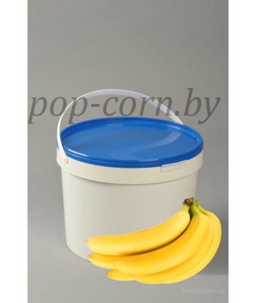 Добавка / вкусовая / попкорн / банан / 10 кг / ведро